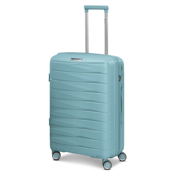 Franky London 4 kółka Walizka M 65 cm z plisą rozprężną