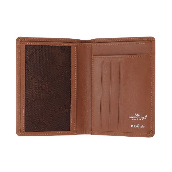 Golden Head Polo Identity Card Case RFID Leather 9 cm