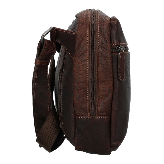 Jack Kinsky Porto Torba na ramię Skórzany 33 cm