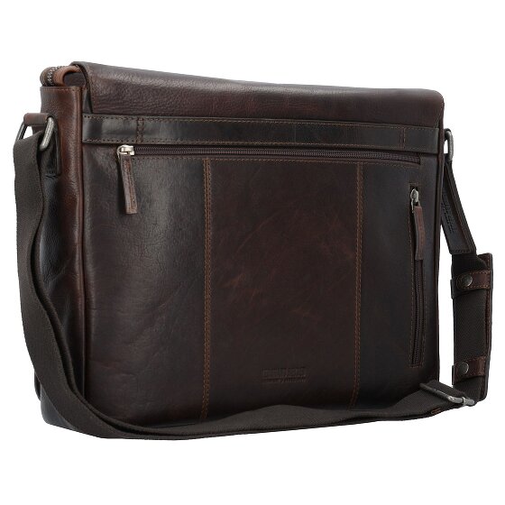 Leonhard Heyden Roma Messenger Leather 38 cm Komora na laptopa
