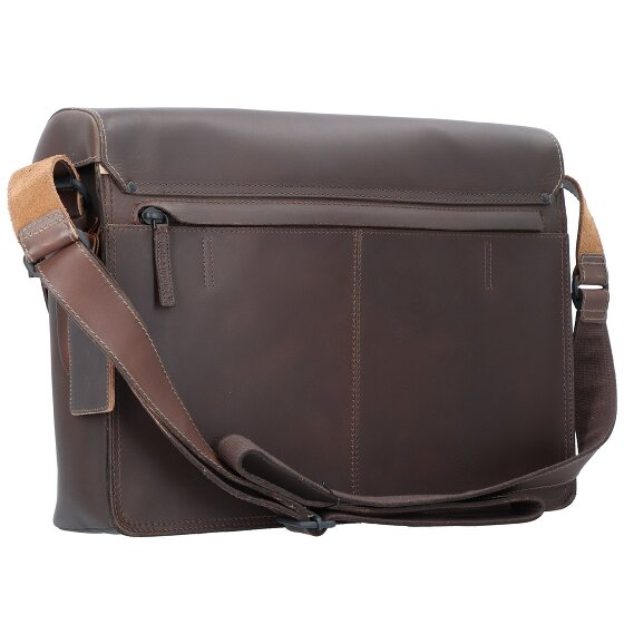 aunts & uncles Good Old Friends Bro Messenger Leather 39 cm Laptop Compartment