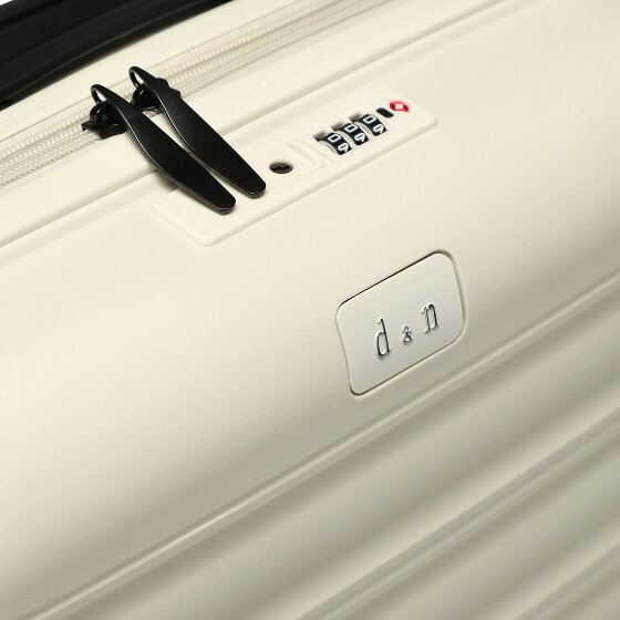 d&n Travel Line 4700 4 kółka Walizka kabinowy 55 cm z plisą rozprężną