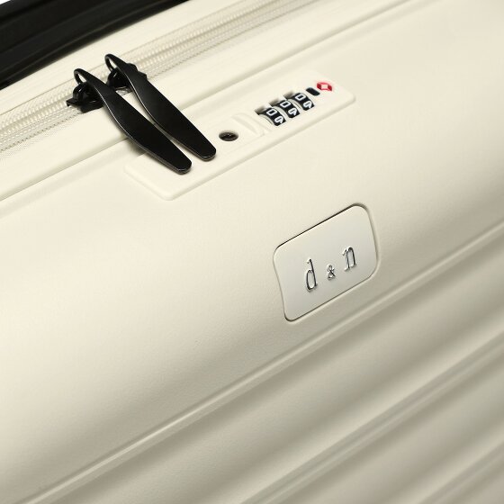 d&n Travel Line 4700 4 kółka Walizka kabinowy 55 cm z plisą rozprężną