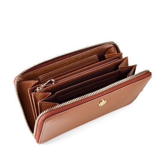 Esquire Alexandria Portfel Ochrona RFID Skórzany 17 cm