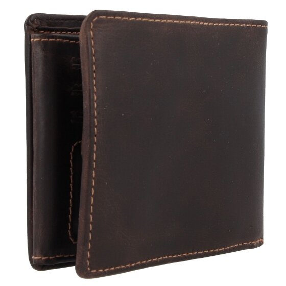 Greenburry Tornado Portfel Ochrona RFID Skórzany 12 cm