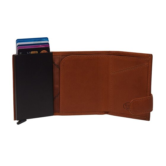 The Chesterfield Brand Frankfurt Etui na karty kredytowe Ochrona RFID Skórzany 7.5 cm