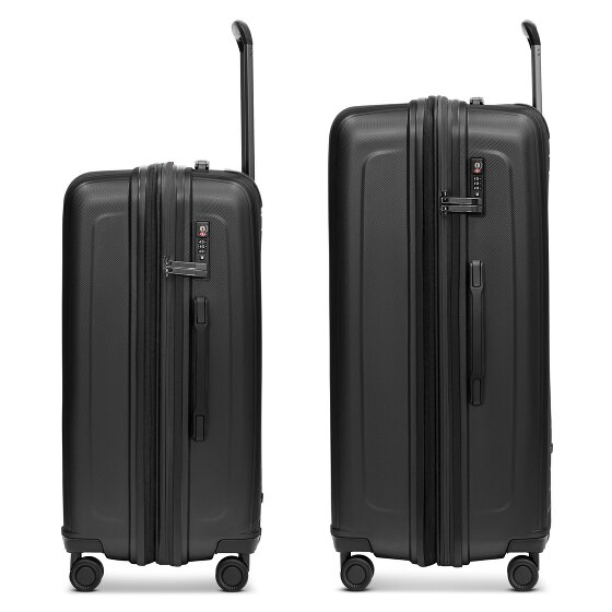 Redolz Essentials 14 4 kółka Zestaw walizek 2-części z plisą rozprężną