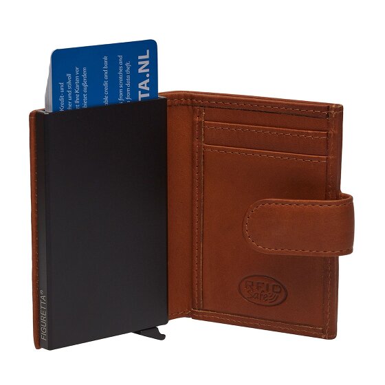 The Chesterfield Brand Leipzig Etui na karty kredytowe Ochrona RFID Skórzany 7.5 cm