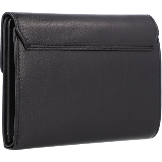 Esquire Skórzany portfel Helena RFID 14 cm