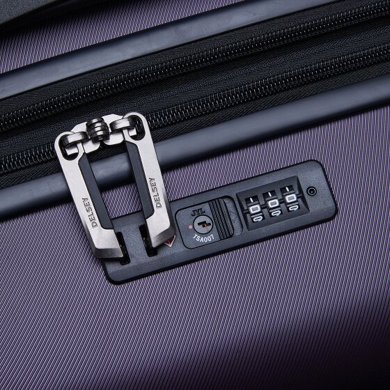 Delsey Paris Air Armour 4 kółka Zestaw walizek 3-części z plisą rozprężną