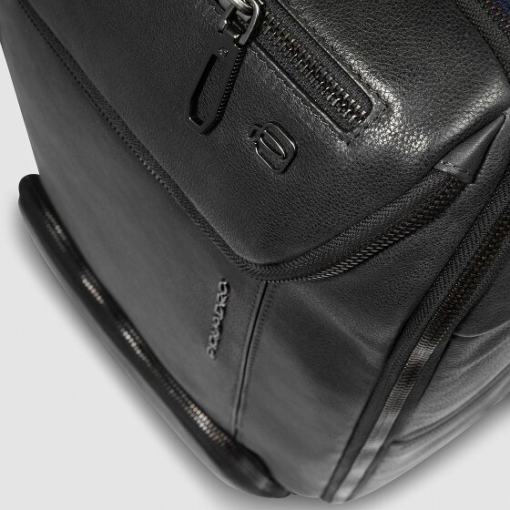 Piquadro Cronus Plecak biznesowy Ochrona RFID Skóra 41 cm Komora na laptopa
