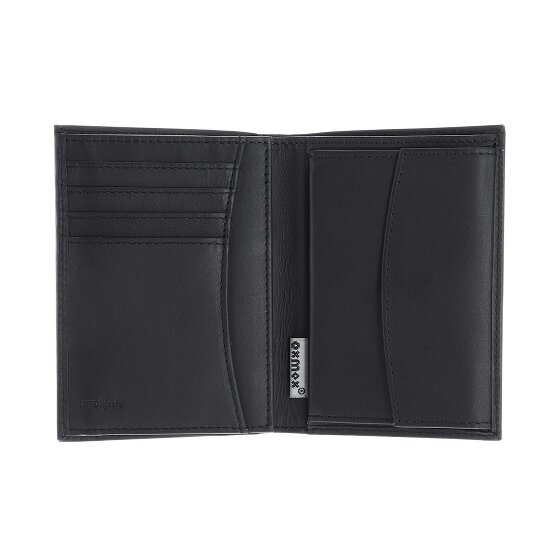 oxmox Leather Portfel Ochrona RFID Skóra 13 cm