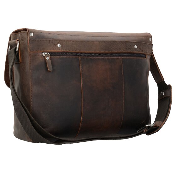 Leonhard Heyden Salisbury Messenger Leather 40 cm Komora na laptopa