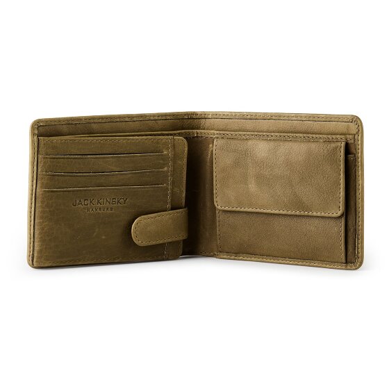 Jack Kinsky Aruba Portfel Ochrona RFID Skórzany 12 cm