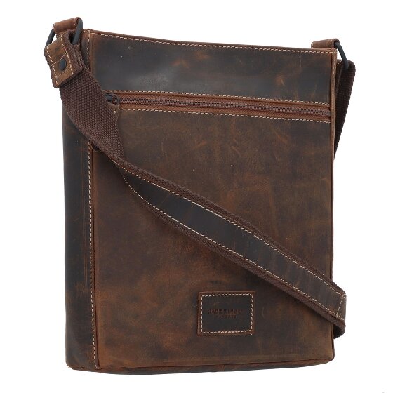 Jack Kinsky Baltimore 30 Torba na ramię Skórzany 30 cm