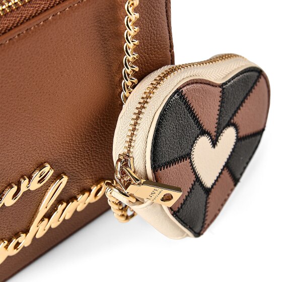 Love Moschino Heart Charm Torba na ramię Skórzany 20 cm