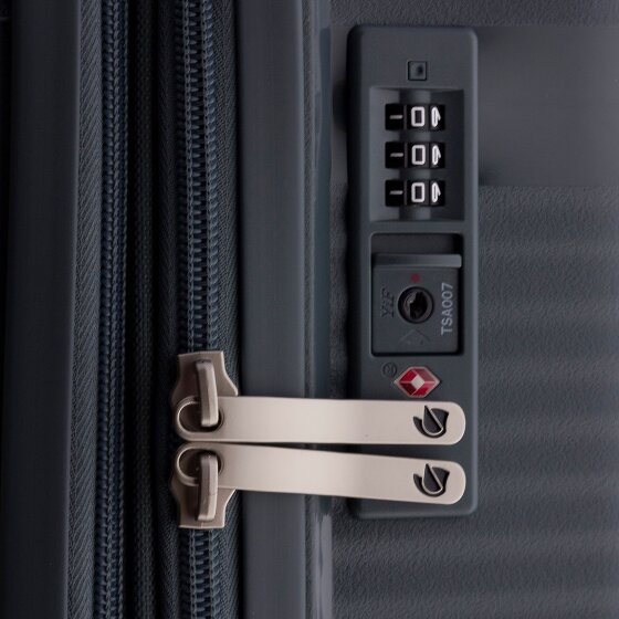 Gladiator 0800 4 kółka Walizka 65 cm z plisą rozprężną