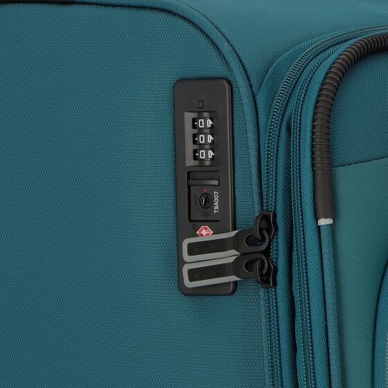 d&n Travel Line 9504 4 kółka Walizka M 67 cm z plisą rozprężną