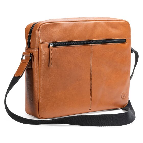 Farmhood Memphis Briefcase Messenger Skórzany 38 cm Komora na laptopa