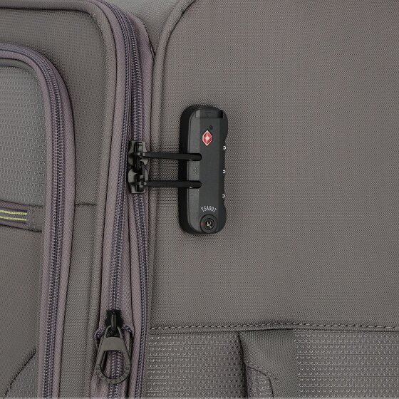 d&n Travel Line 9704 4 kółka Walizka M 68 cm z plisą rozprężną