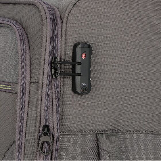 d&n Travel Line 9704 4 kółka Walizka M 68 cm z plisą rozprężną