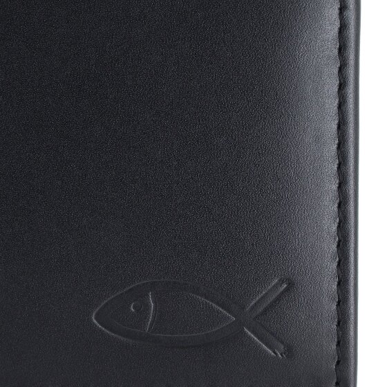 oxmox Leather Portfel Ochrona RFID Skóra 12 cm