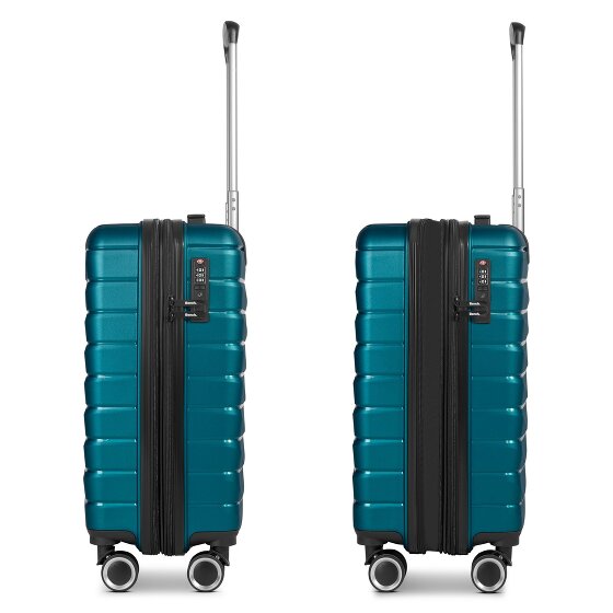 Bench Paris 4 kółka Walizka kabinowy S 55 cm z plisą rozprężną