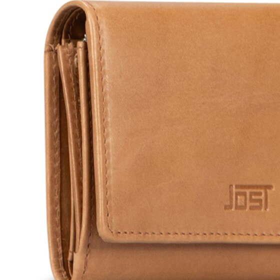 Jost Rana Portfel Ochrona RFID Skórzany 12 cm