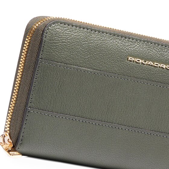 Piquadro Patricia Portfel Ochrona RFID Skórzany 19 cm