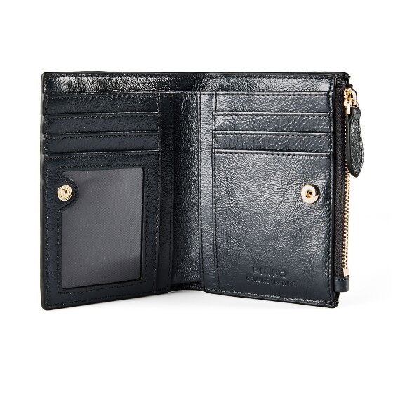 PINKO Compact Wallet Portfel Skórzany 13 cm