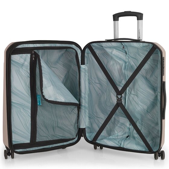 Gabol Mercury 4 kółka Walizka M 66 cm z plisą rozprężną