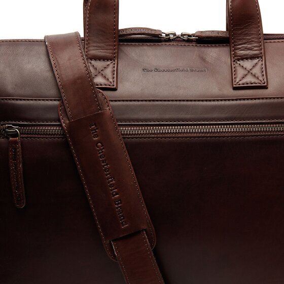 The Chesterfield Brand Levanto Teczka Skórzany 40 cm Komora na laptopa