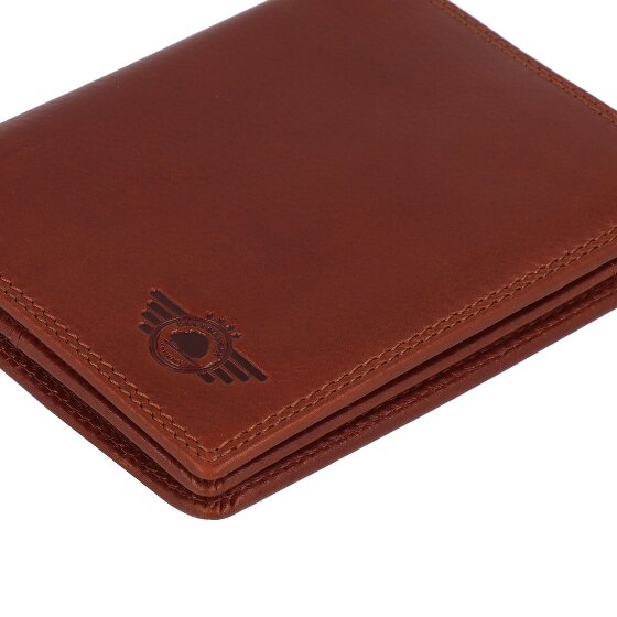 Greenburry Vintage Portfel Ochrona RFID Skórzany 10 cm