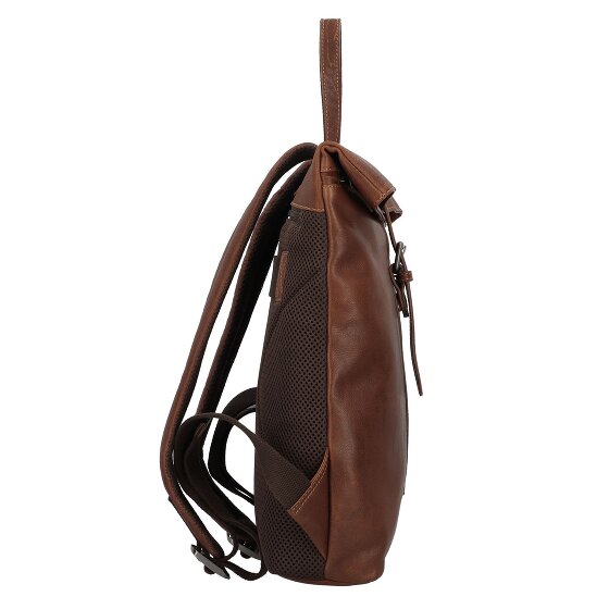 Jack Kinsky Porto Plecak Skórzany 37 cm Komora na laptopa