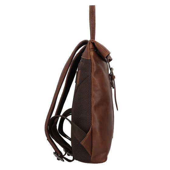 Jack Kinsky Porto Plecak Skórzany 37 cm Komora na laptopa