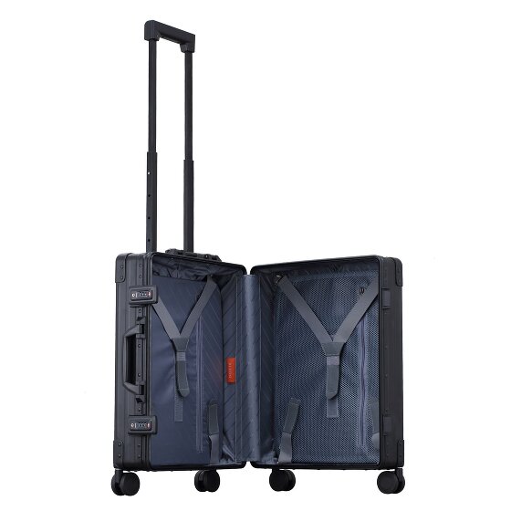 Aleon 21 Walizka kabinowa z 4 kółkami, Aluminium, 55 cm, z przegrodą na laptopa