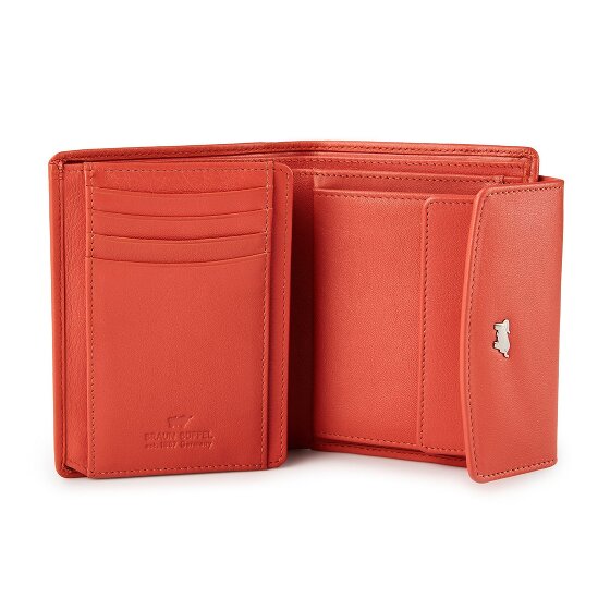 Braun Büffel Joy Portfel Ochrona RFID Skórzany 12 cm