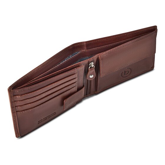 bugatti Valencia Portfel Ochrona RFID Skóra 12 cm
