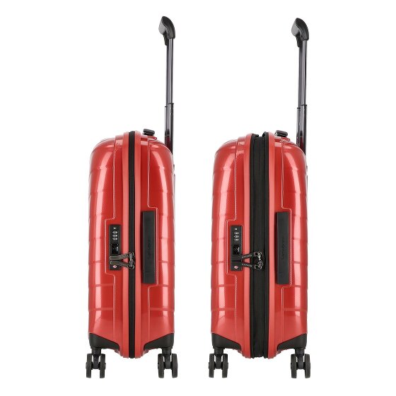 Samsonite Attrix 4 kółka Walizka kabinowy 55 cm z plisą rozprężną