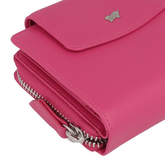 Braun Büffel Joy Portfel Ochrona RFID Skórzany 12 cm
