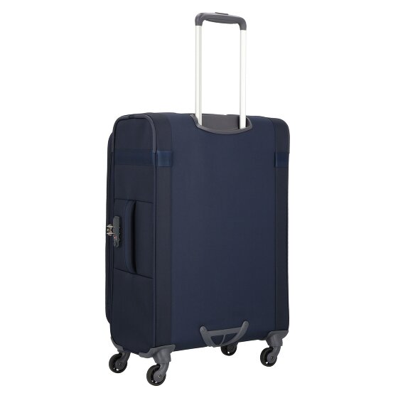 Samsonite Citybeat 4 kółka Walizka 66 cm z plisą rozprężną
