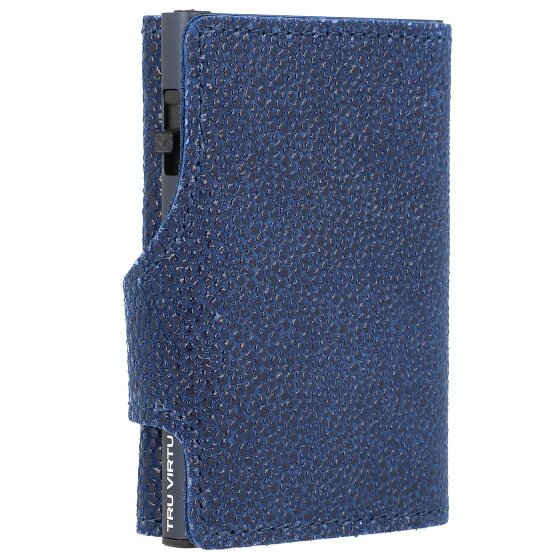 Tru Virtu Etui na karty kredytowe Click & Slide Portfel RFID Skóra 6,5 cm