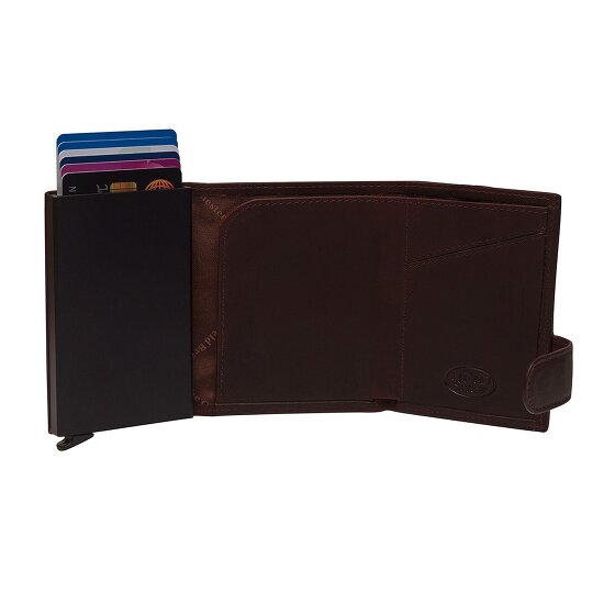 The Chesterfield Brand Frankfurt Etui na karty kredytowe Ochrona RFID Skórzany 7.5 cm