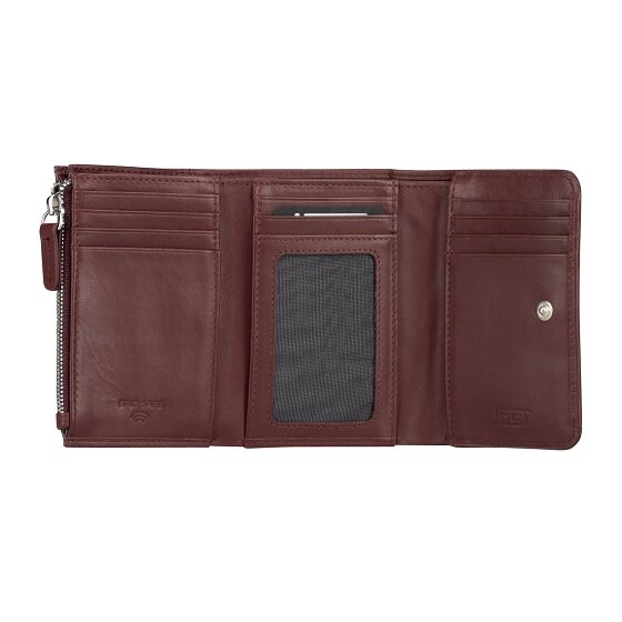 Jost Arva Portfel Ochrona RFID Skórzany 12 cm