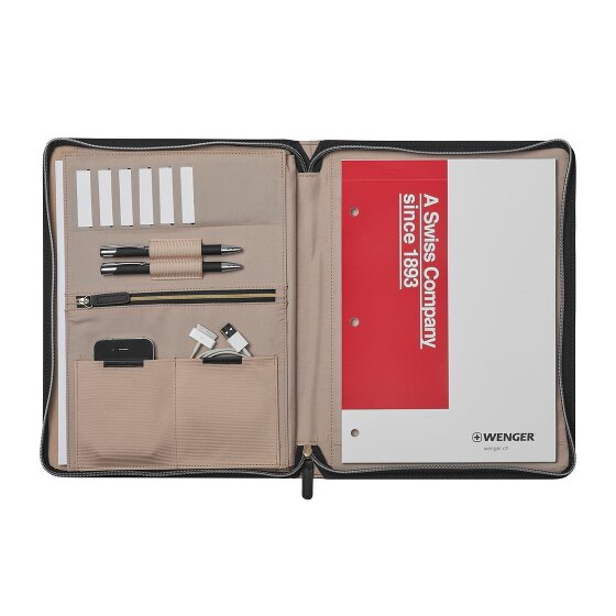 Wenger Damskie padfolio Amelie zapinane na zamek błyskawiczny z kieszenią na tablet