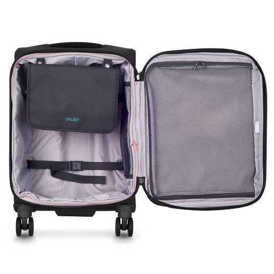 Delsey Paris Helium Dlx 4 kółka Walizka kabinowa 55 cm z funkcją poszerzenia