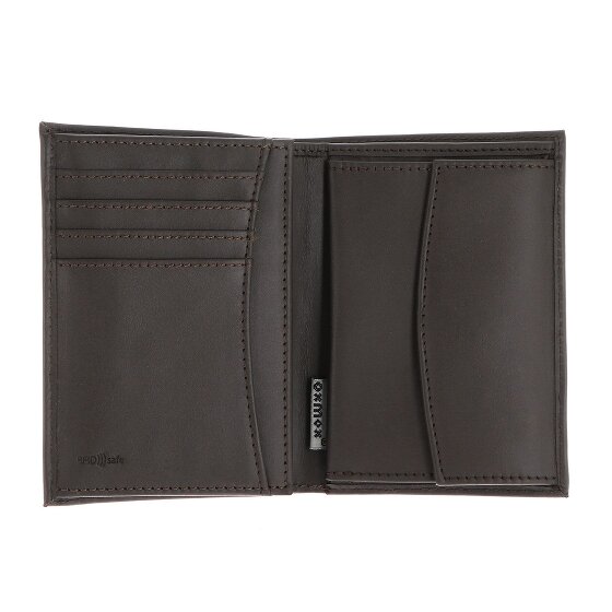 oxmox Leather Portfel Ochrona RFID Skóra 10 cm