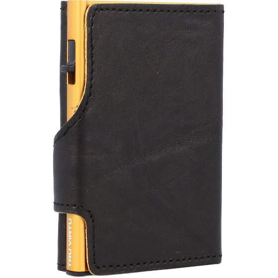 Tru Virtu Etui na karty kredytowe Click & Slide RFID Leather 6,5 cm
