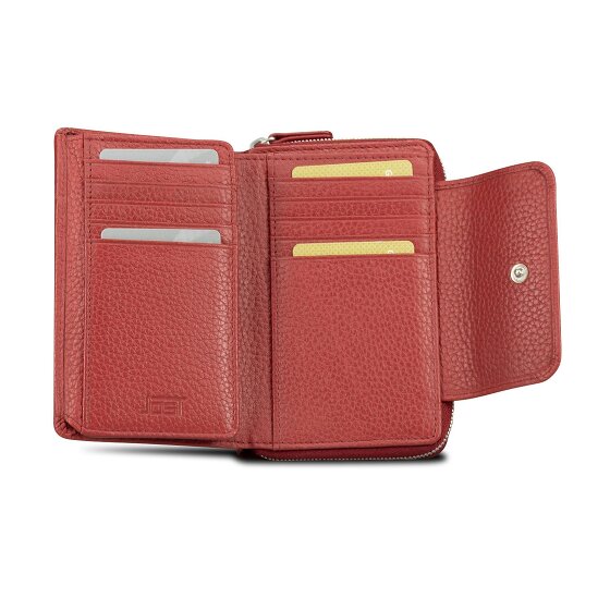 Jost Vika Portfel Ochrona RFID Skórzany 14 cm