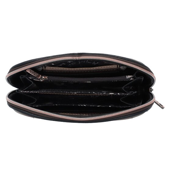 Anekke Shoen Black Portfel Ochrona RFID 22 cm